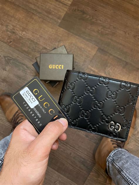 gucci portefeuille gris homme|portefeuille gucci homme luxe.